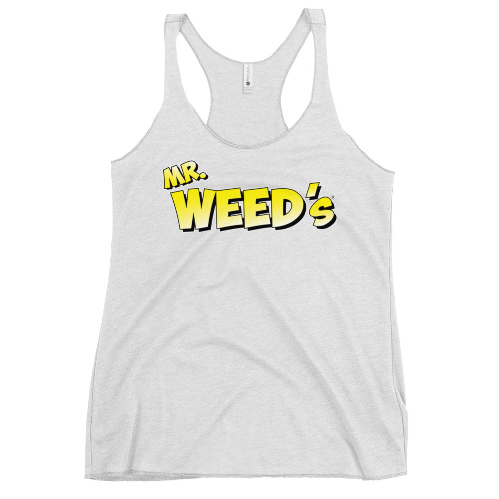 Mr. Weed's: Words Only (Racerback Tank)