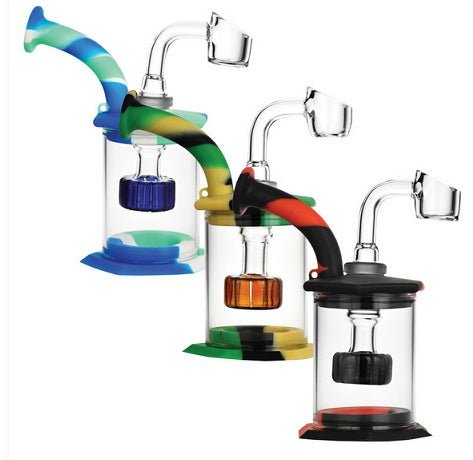 Silicone Glass Rig w Disc Perc - 5"