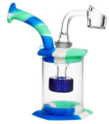 Silicone Glass Rig w Disc Perc - 5"