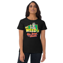 Load image into Gallery viewer, Mr. Weed&#39;s: Sex, Drugs, &amp; Munchies (Women&#39;s short sleeve t-shirt)