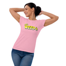Load image into Gallery viewer, Mr. Weed&#39;s: Words Only (Women&#39;s short sleeve t-shirt)