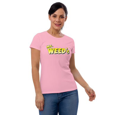 Mr. Weed's: Words Only (Women's short sleeve t-shirt)
