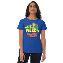 Load image into Gallery viewer, Mr. Weed&#39;s: Sex, Drugs, &amp; Munchies (Women&#39;s short sleeve t-shirt)