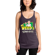 Load image into Gallery viewer, Mr. Weed&#39;s: Elevate Your Pot-ential (Racerback Tank)