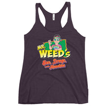 Load image into Gallery viewer, Mr. Weed&#39;s: Sex, Drugs, &amp; Munchies (Racerback Tank)