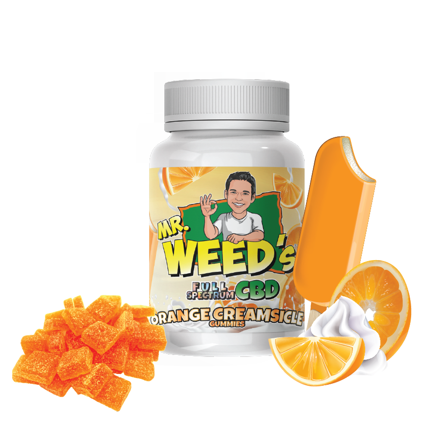 Orange Creamsicle Full Spectrum CBD Gummies