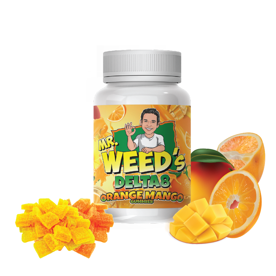 Orange Mango Delta 8 Gummies