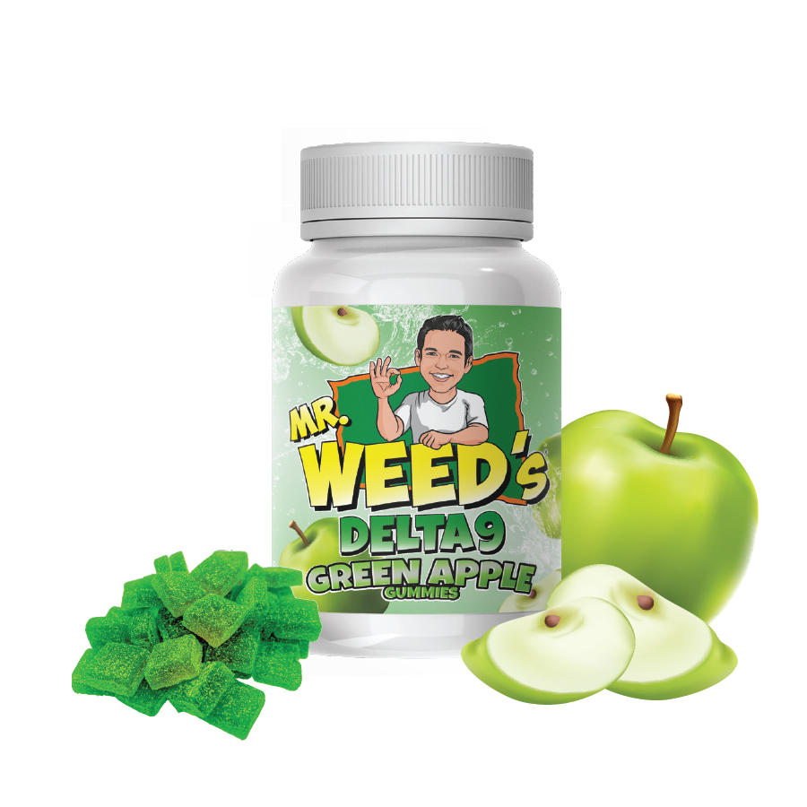 Green Apple Delta 9 Gummies